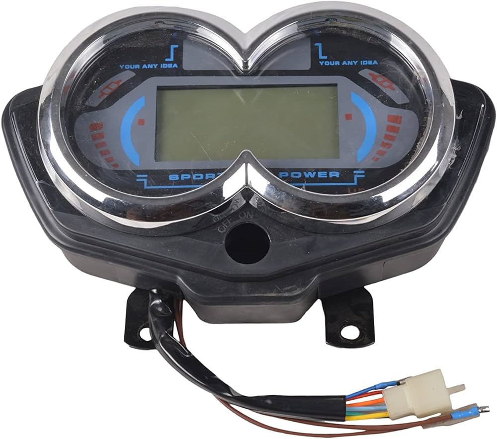 Fast Speedometer Ev Universal Digital EV Speedometer | 48V/60V Voltage & Odometer Display ...