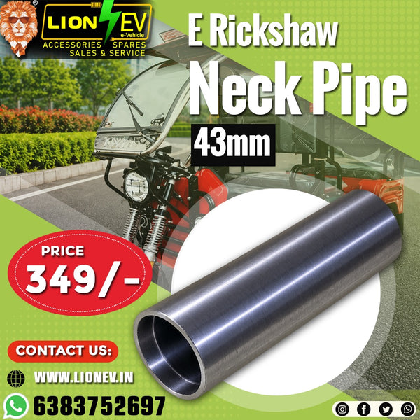 E-Rickshaw Neck Pipe 43mm – Heavy Duty Front Fork Neck Pipe