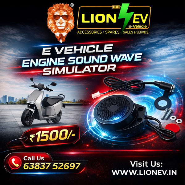 E-Vehicle Engine Sound Wave Simulator (24V–80V) for E-Bikes & Scooters