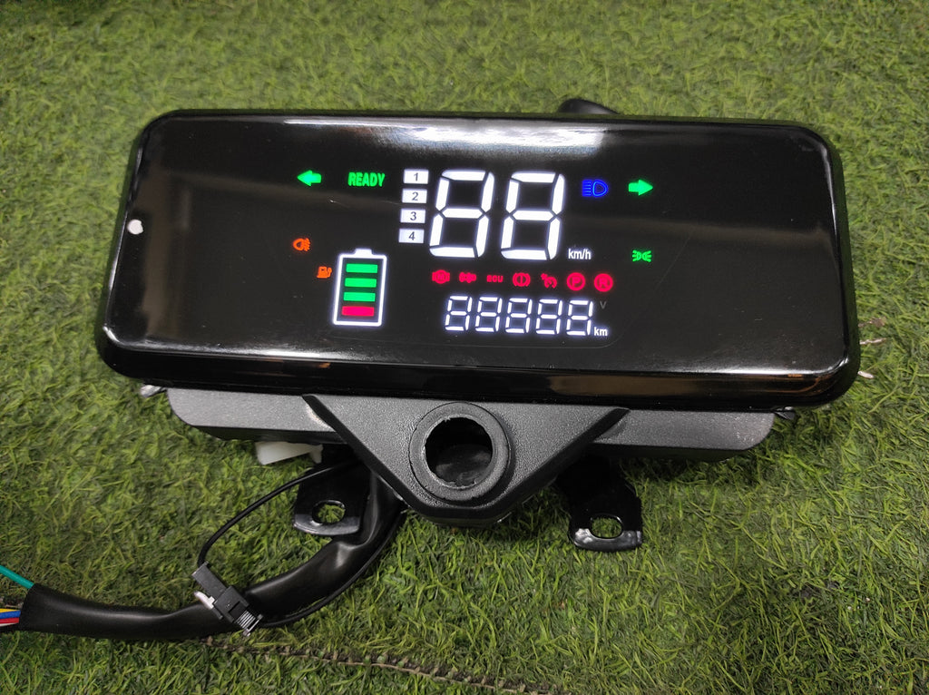 BuyWeek Computer da Bici Elettrico, 24V 36V 48V 60V EN06 Display LCD Tachimetro per Bicicletta Elettrica con Connettore Luce Cavo Impermeabile a 6 Pin BuyWeek Computer da Bici Elettrico, 24V 36V 48V 60V EN06 Display LCD Tachimetro per Bicicletta Elettrica con Connettore Luce Cavo Impermeabile a 6 Pin