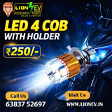 Lion-EV-LED-4-COB-Headlight-Bulb-with-Holder-Price-250