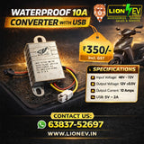 Lion EV 10A DC-DC Step Down Converter for Electric Vehicle Accessories