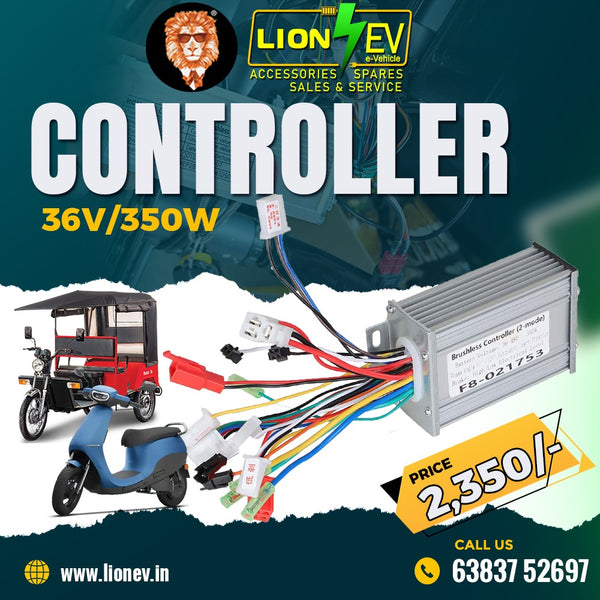 Lion EV 36V/350W Brushless EV Controller (2-Mode)