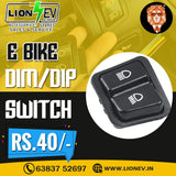 Lion EV Universal Electric Bike & Scooter Switch (Indicator, Dim/Dip, Light, ⚡ Self/Start Switches)