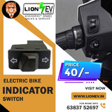 Lion EV Universal Electric Bike & Scooter Switch (Indicator, Dim/Dip, Light, ⚡ Self/Start Switches)