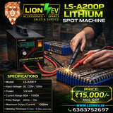Lion EV LS-A200P Portable Lithium Battery Spot Welding Machine – 3.8 KVA Digital Pulse Welder