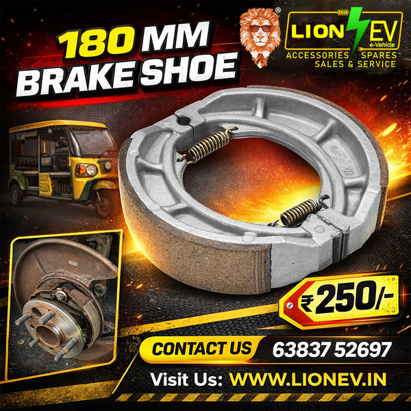 Lion EV E-Rickshaw Brake Shoe Set Replacement Part