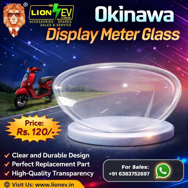 Okinawa Display Meter Glass | Speedometer Display Lens Cover | Premium Replacement