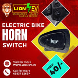 Lion EV Electric Bike Horn Switch close up
