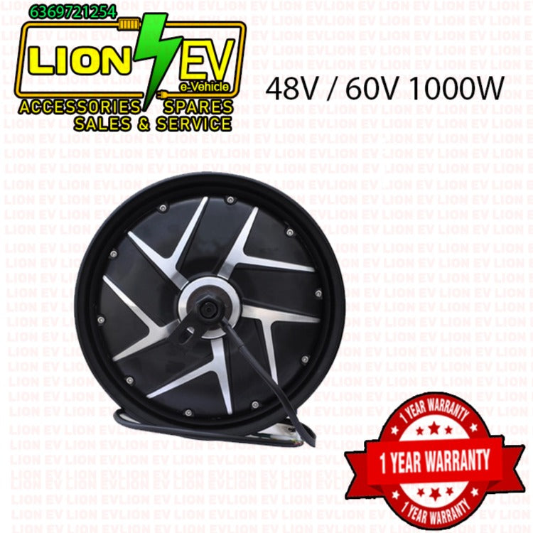 LION EV HUB MOTOR ONLY 10 INCH 48V/60V 1000W - Main Image
