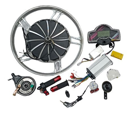 Ebike48v1000wフロントモーターキットコントローラーセット135mm用 Ebike48v1000wフロントモーターキットコントローラーセット135mm