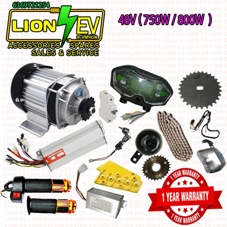 LION EV CHAIN DRIVE MOTOR KIT 48V 750/800W - Main Image