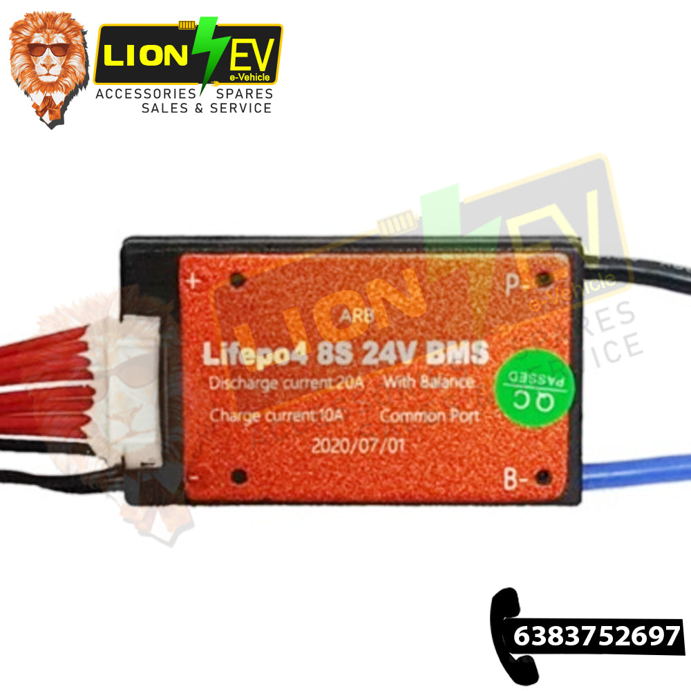 BUY LION EV LIFEPO4 (LFP) 8S 24V 20A WITH BALANCE